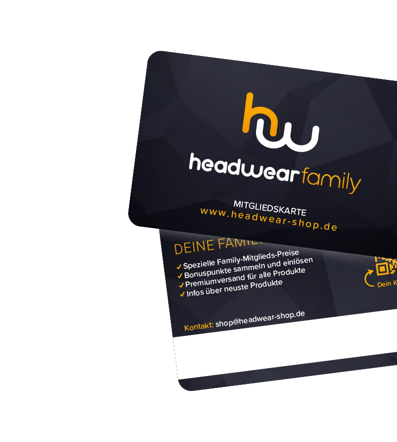 Headwear-Family Mitgliedskarte