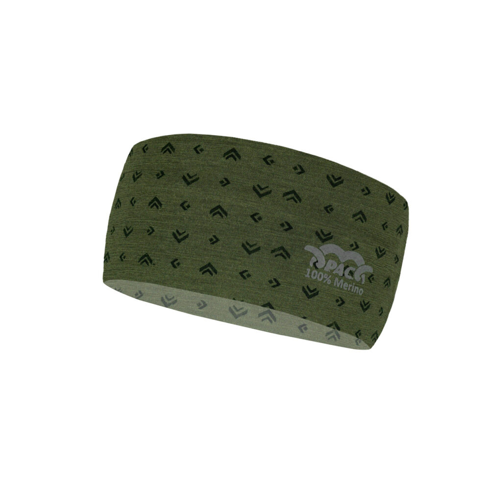 PAC Merino Headband Arrow Olive