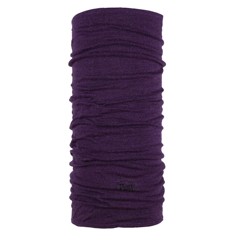 Buff Midweight Merino Wool Purple Melange