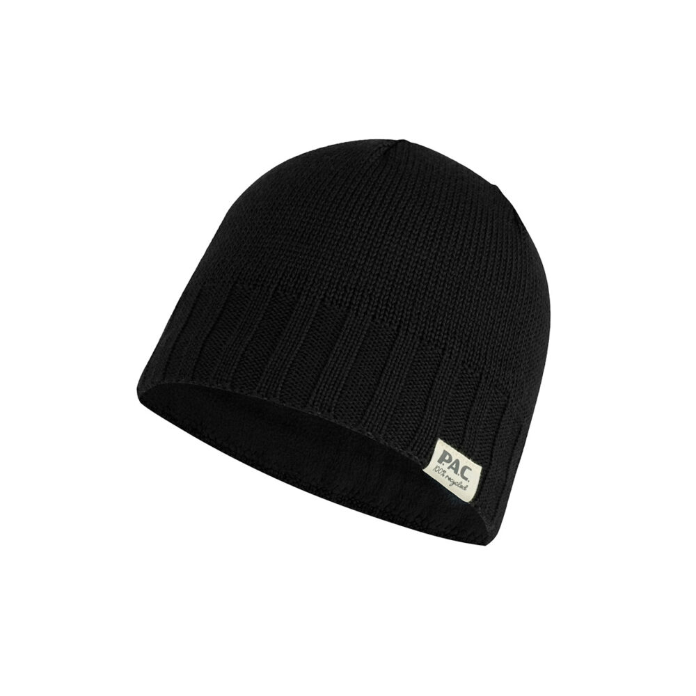 PAC Hukon Merino Beanie Black
