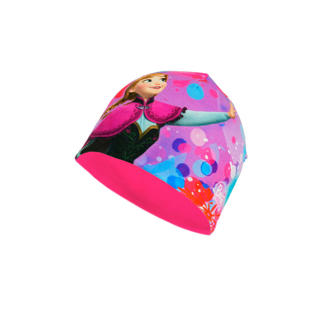 Buff Kids Microfiber & Polar Hat Frozen Anna Bright Pink