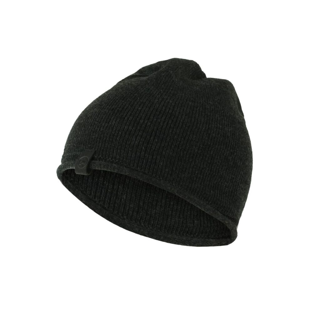 Buff Knitted Hat Lekey Graphite