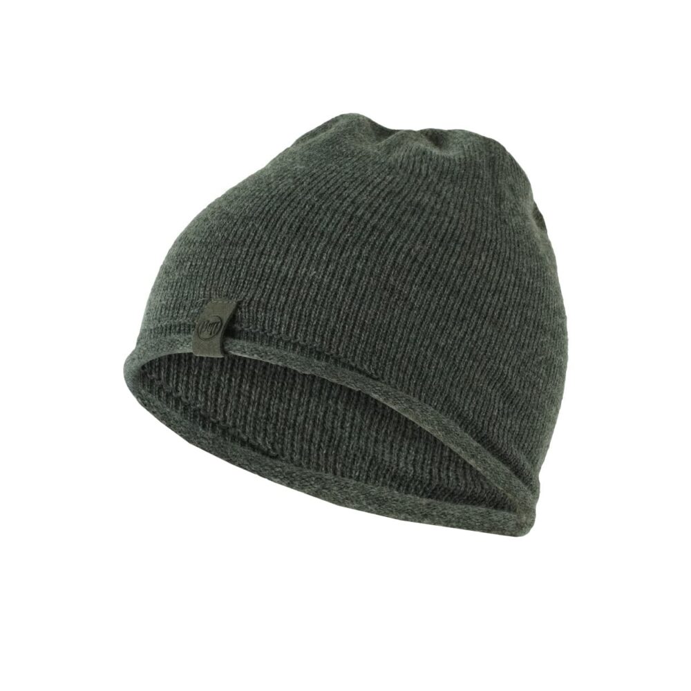 Buff Knitted Hat Lekey Grey