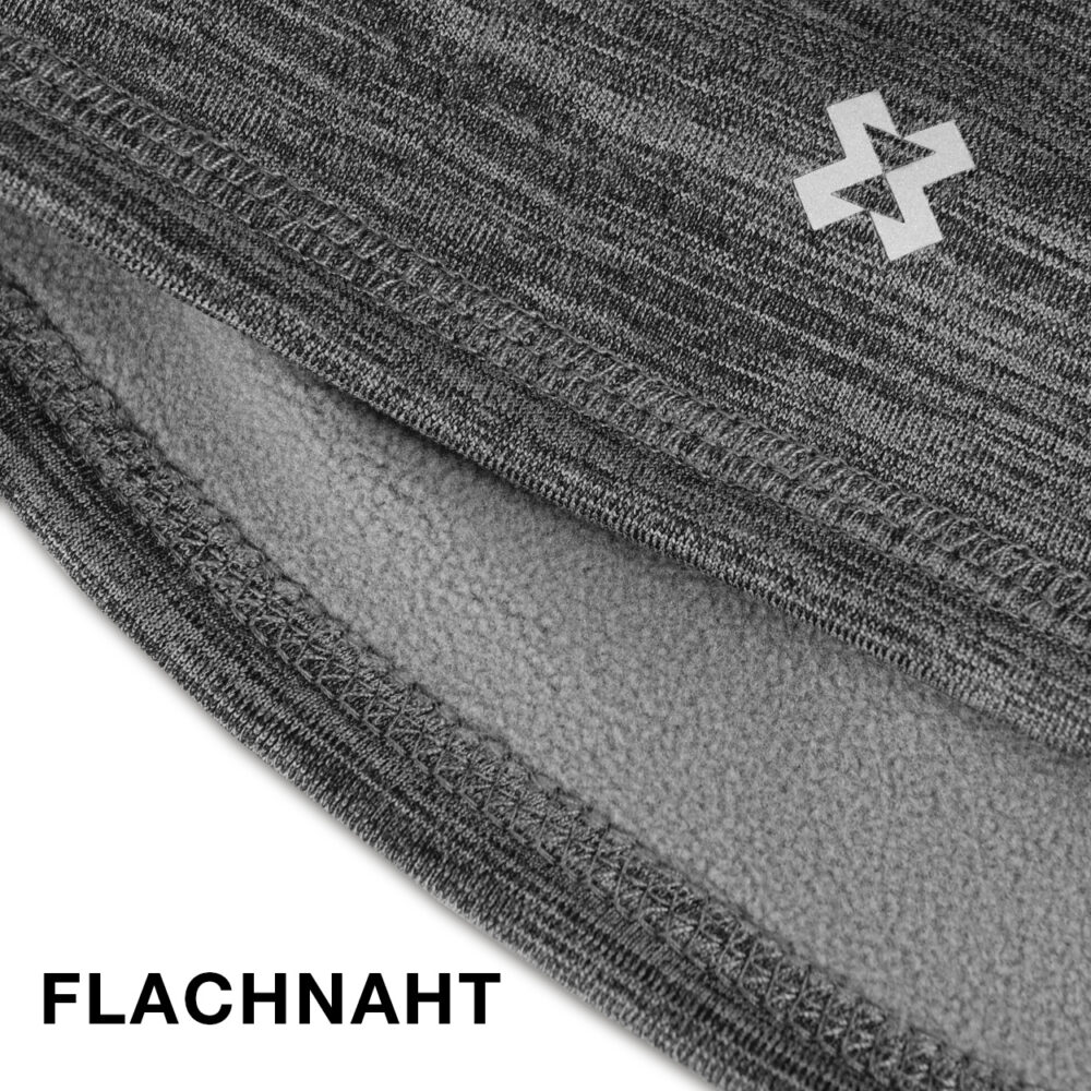 HYXE Melange Fleecemütze Black/Grey – Bild 3