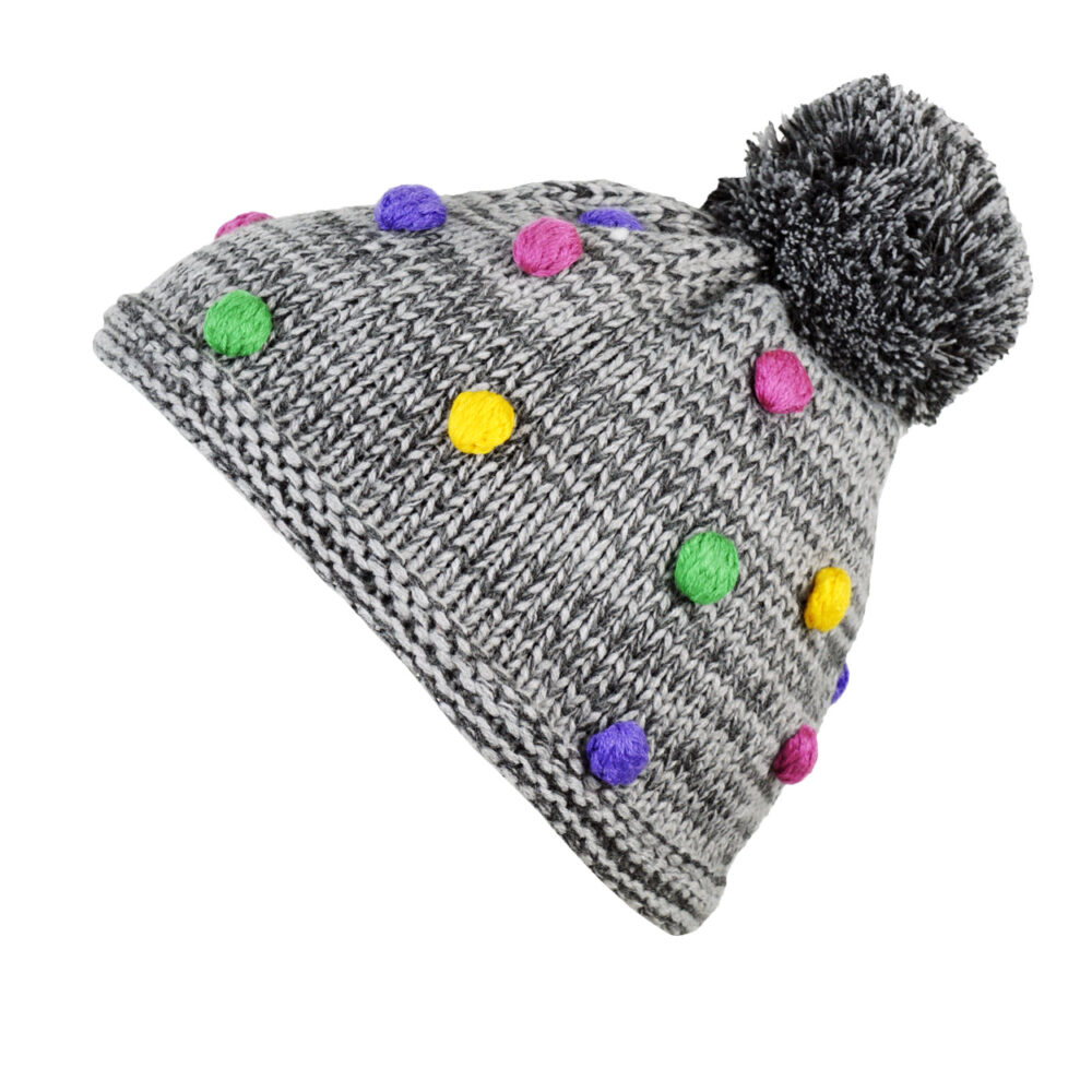 Buff Kids Knitted & Polar Hat Odell Grey Vigoré