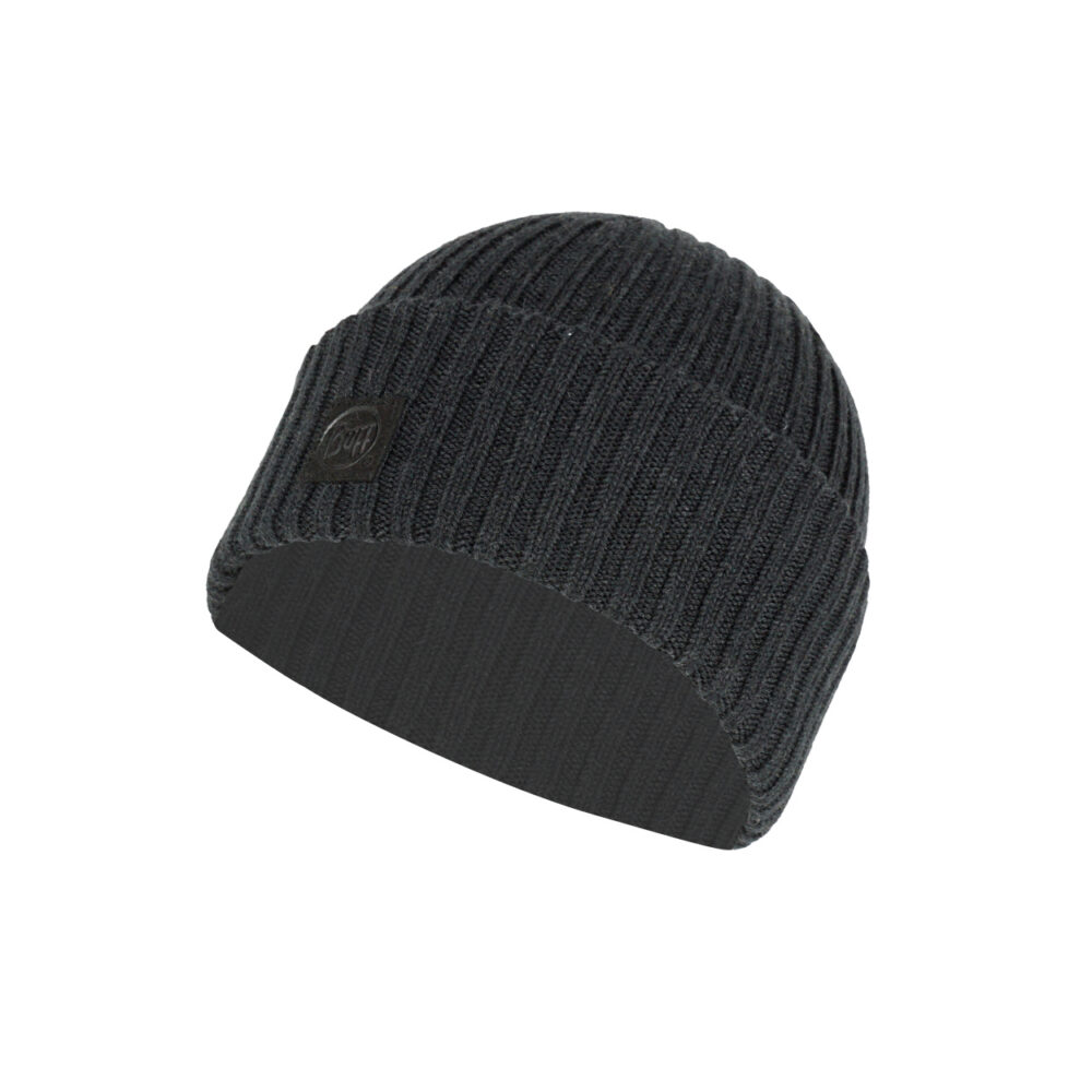 Buff Knitted Hat Ervin Graphite