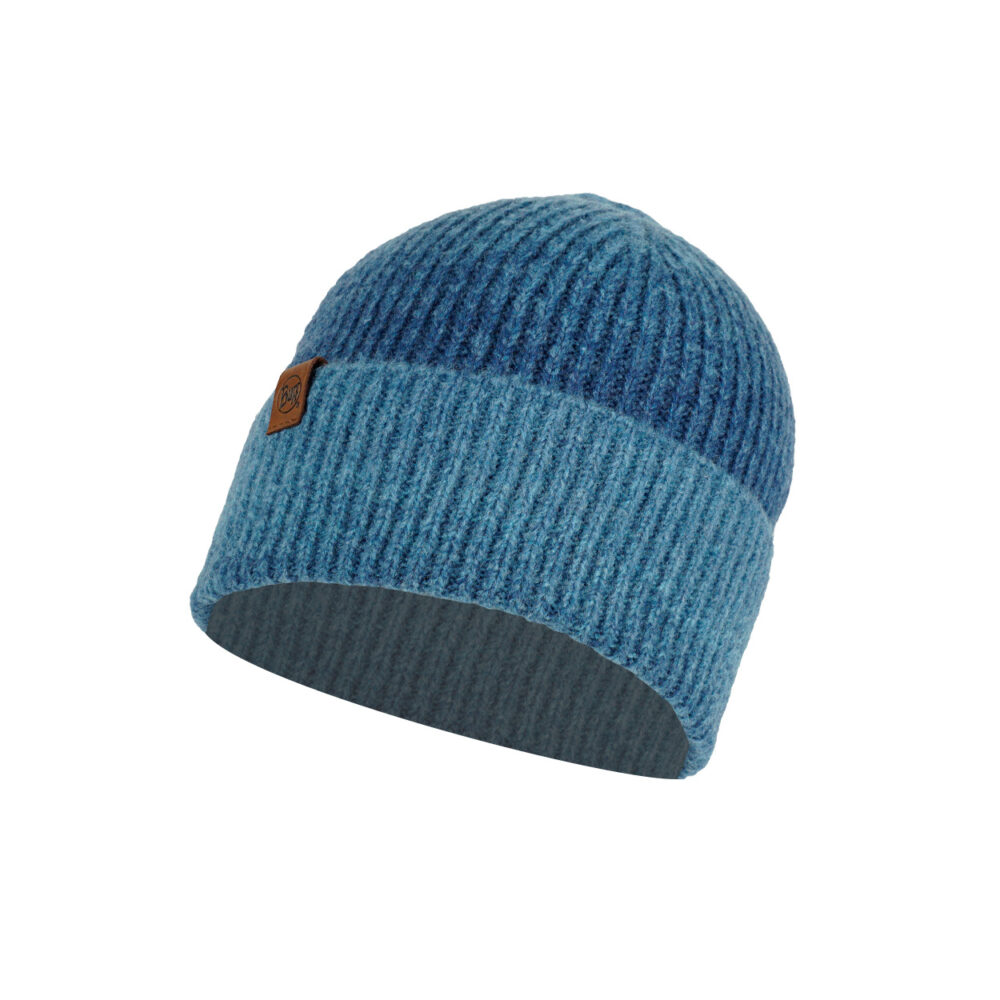 Buff Knitted Hat Marin Denim