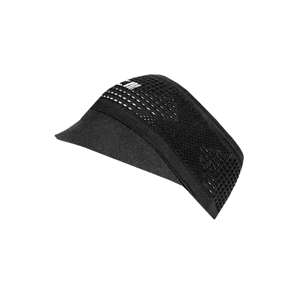 PAC Recycled Seamless Visor Headband Total Black BUFF und PAC im