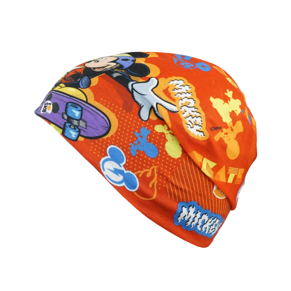 Buff Kids Microfiber & Polar Hat Mickey SK8 Red