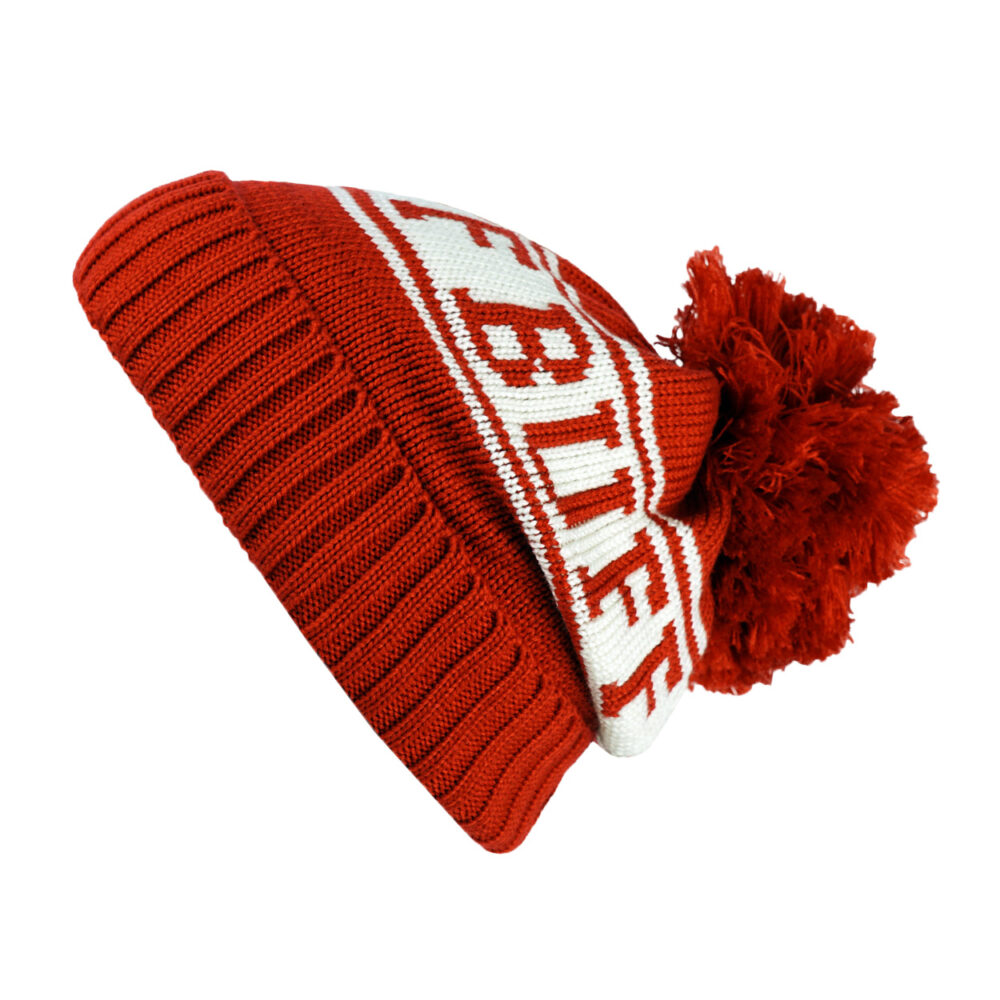 Buff Junior Knitted & Polar Hat Shiko Red