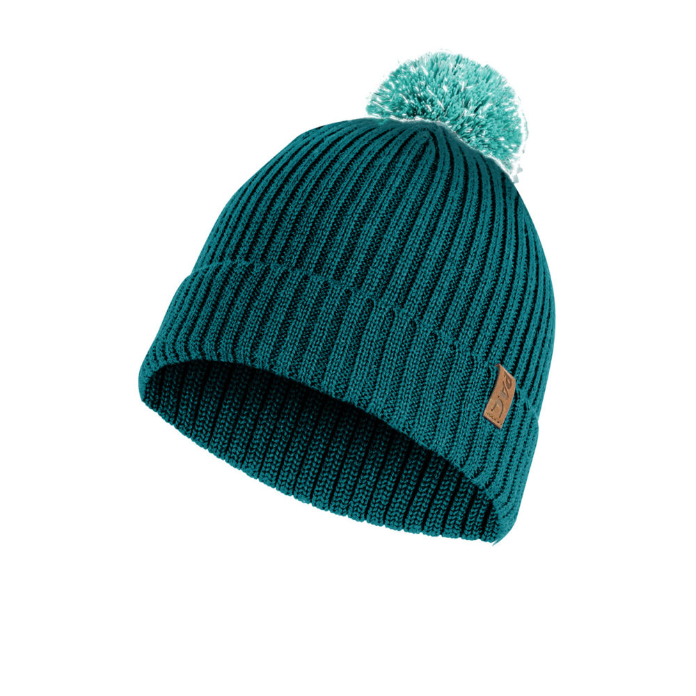 PAC Kids Oloma Reflective Pom Beanie Green