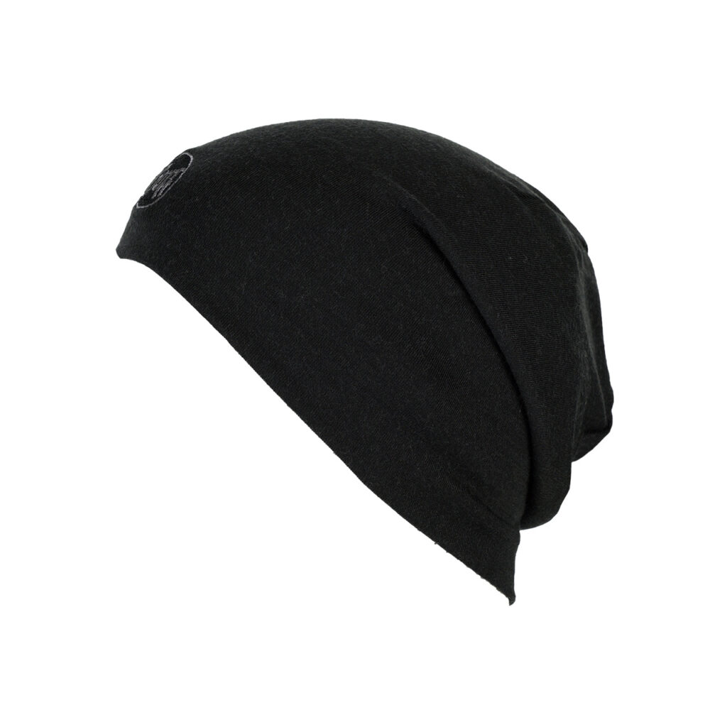 Buff Merino Wool Thermal Hat Black