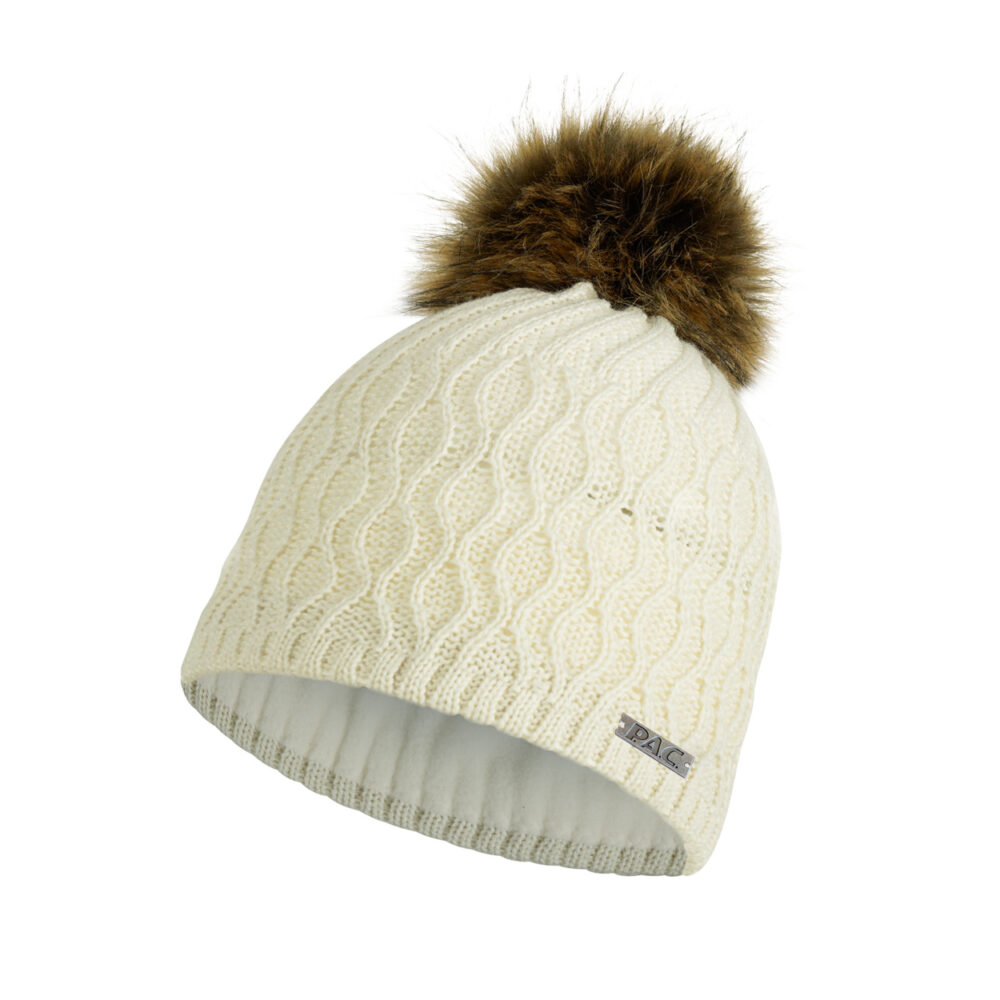 PAC Kids Kisala Pom Beanie Nature
