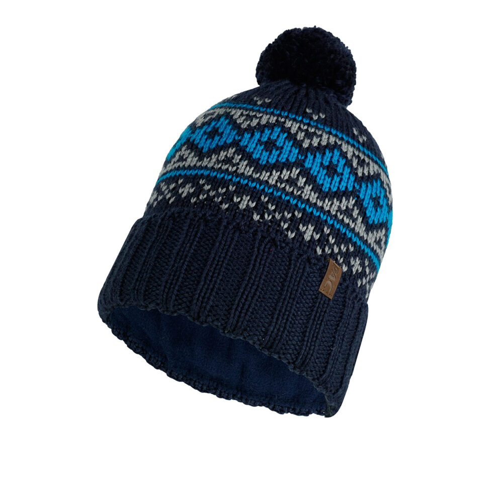 PAC Remio Pom Beanie Navy
