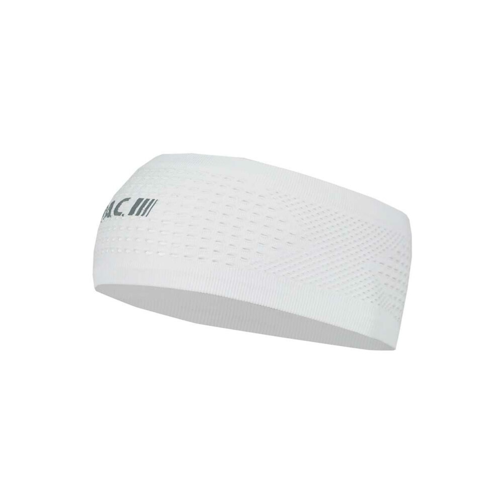 PAC Recycled Seamless Mesh Headband Clear White