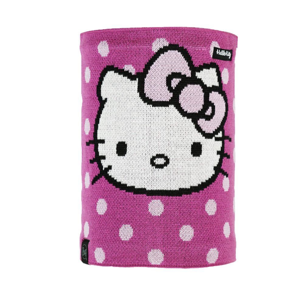Buff Kids Knitted & Polar Neckwarmer Hello Kitty Hello Dots