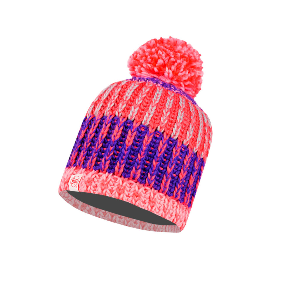 Buff Kids Knitted & Polar Hat Twist Blossom