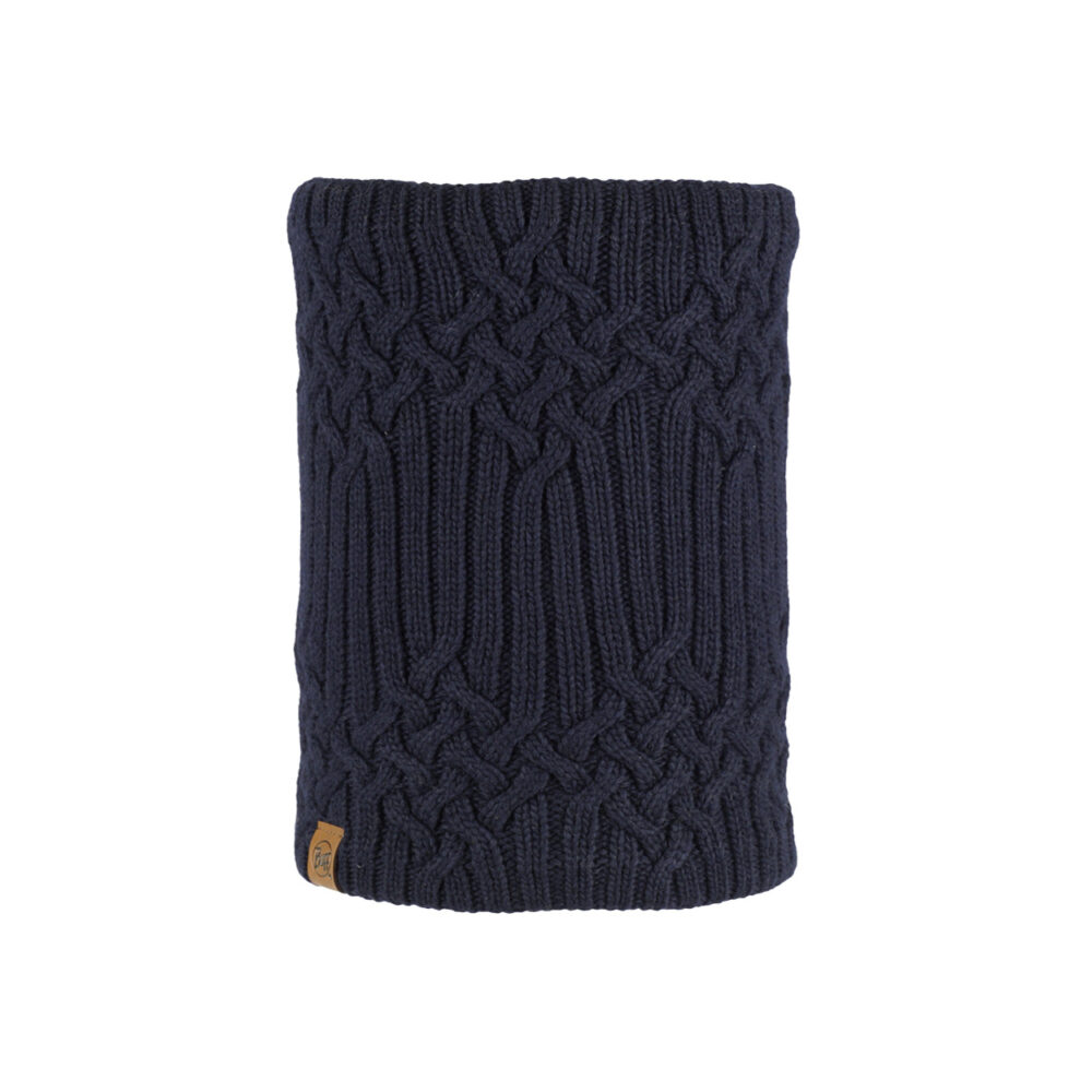 Buff Knitted & Fleece Neckwarmer New Helle Night Blue