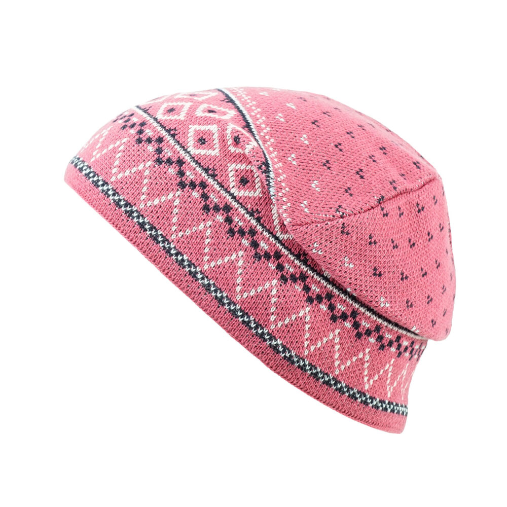 Buff Knitted & Polar Hat Edna Purple
