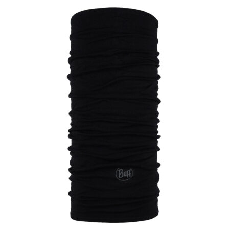 Buff Midweight Merino Wool Solid Black
