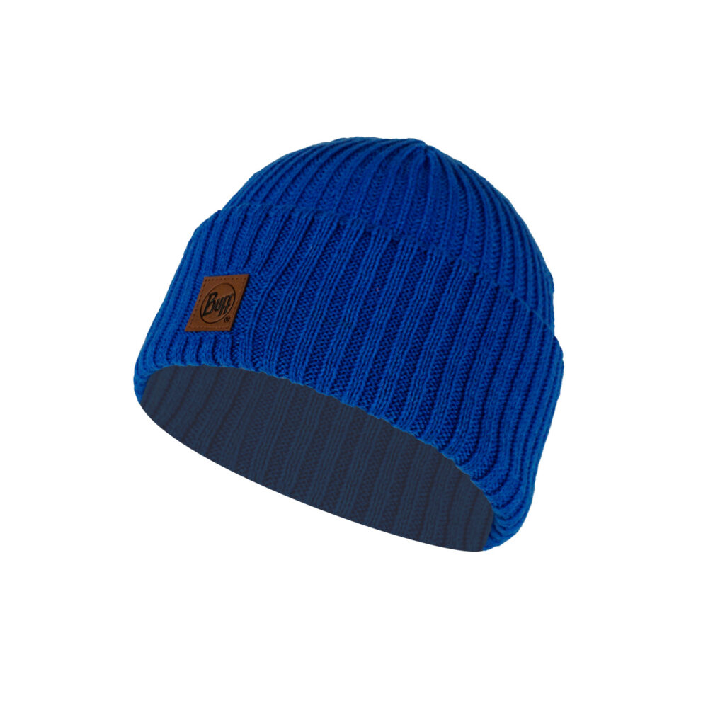 Buff Knitted Hat Rutger Olympian Blue