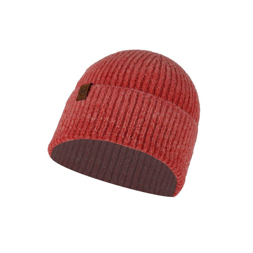 Buff Knitted Hat Marin Pink