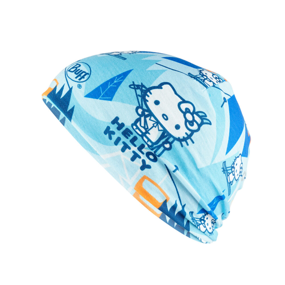 Buff Kids Microfiber & Polar Hat Hello Kity Ski Day Turquoise