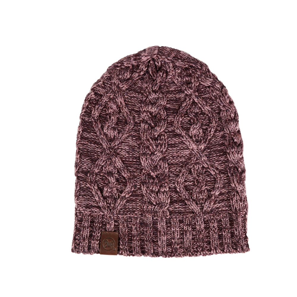 Buff Knitted Hat Nuba Heather Rose – Bild 2