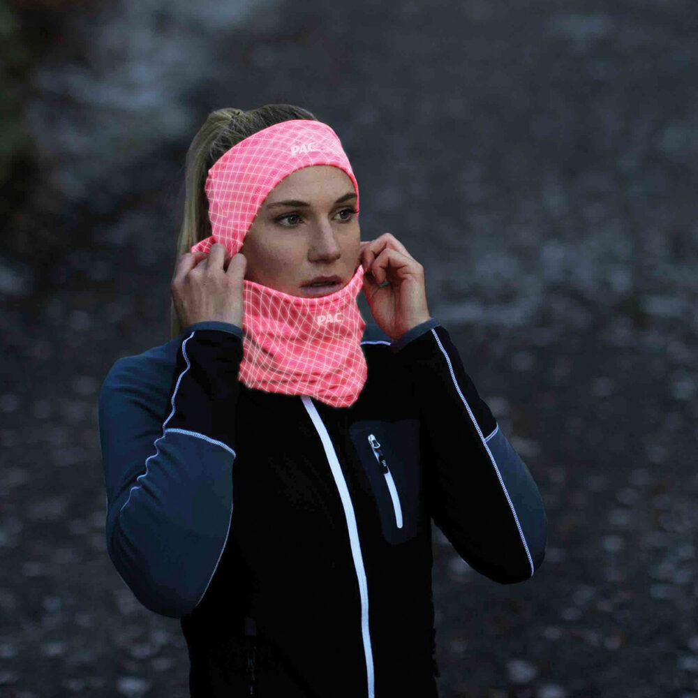 PAC Craion 360° Allover Reflective Headband Pink L/XL – Bild 4
