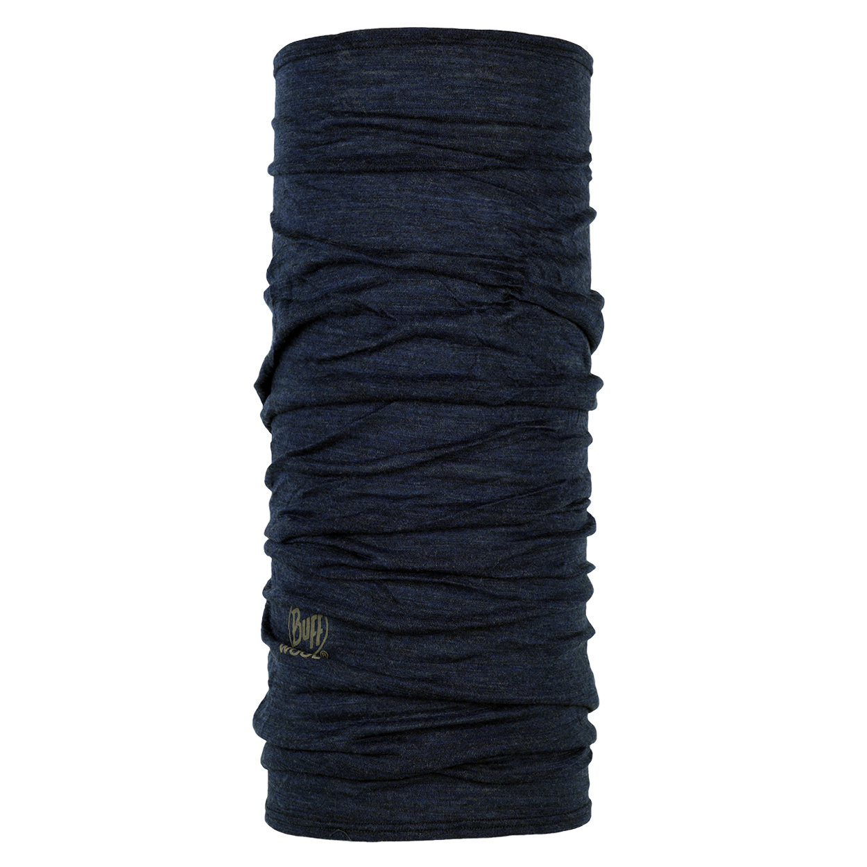 Buff Merino Wool Solid Color Denim