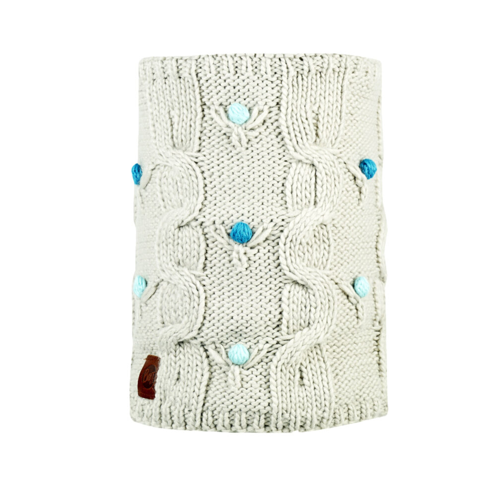 Buff Junior Knitted & Polar Neckwarmer Dysha Mineral Grey