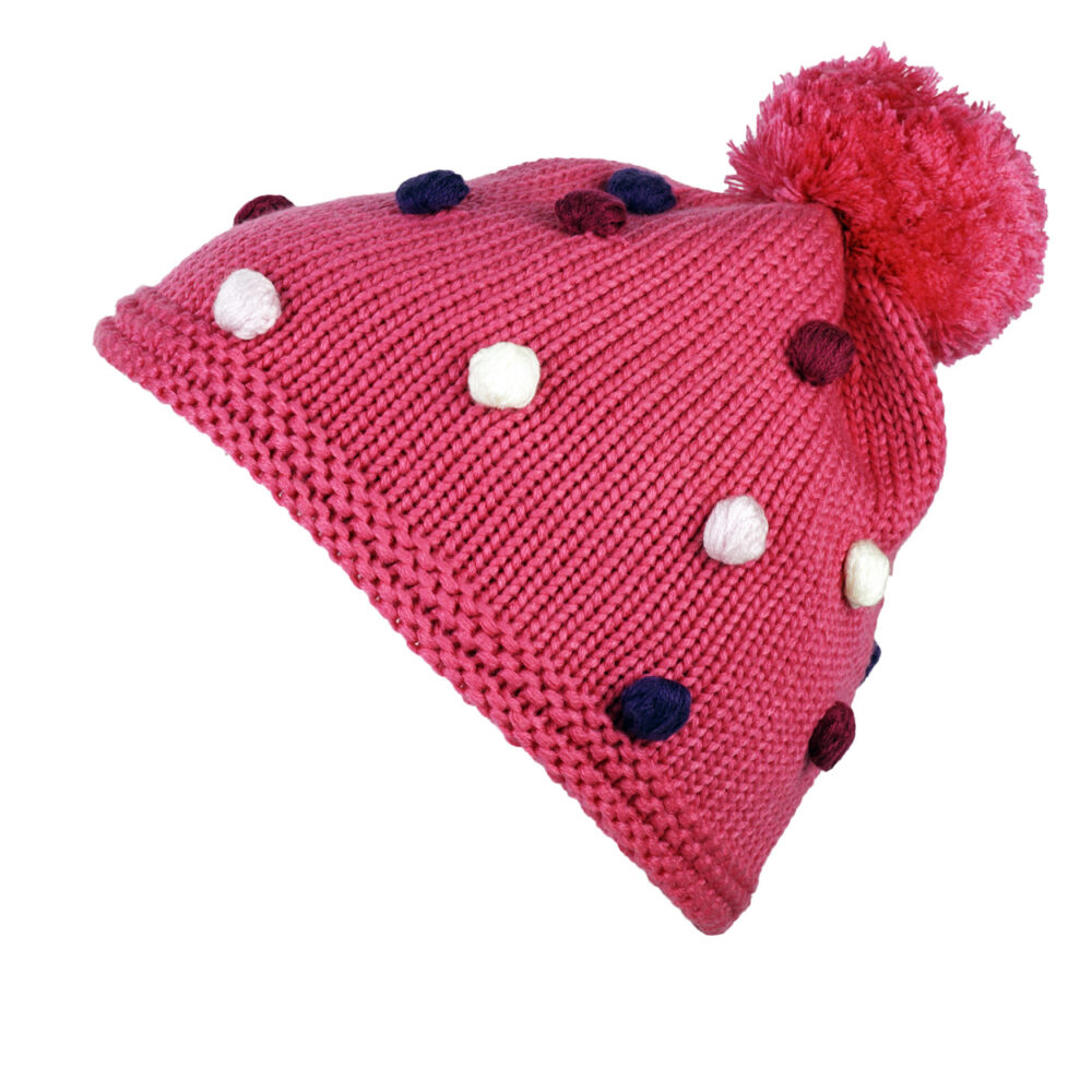 Buff Kids Knitted & Polar Hat Odell Ibis Rose