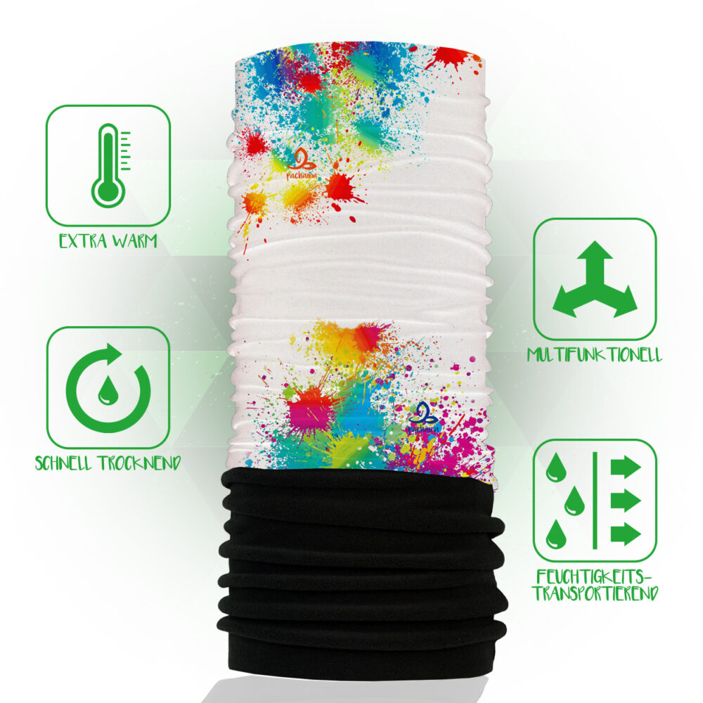pachama Fleece Paintballwhit – Bild 3