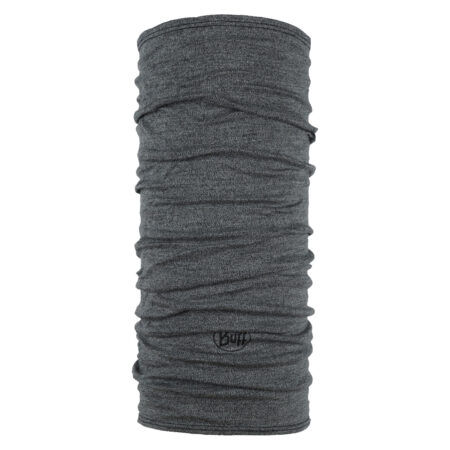 Buff Midweight Merino Wool Light Grey Melange