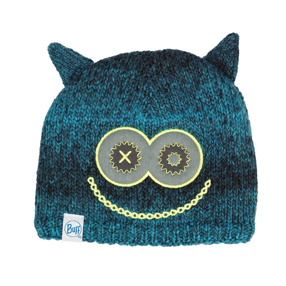 Buff Kids Knitted & Polar Hat Monster Merry Dark Navy – Bild 2