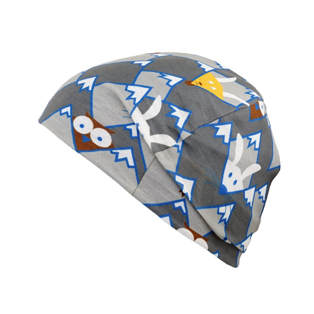 Buff Kids Microfiber & Polar Hat Hidding Grey