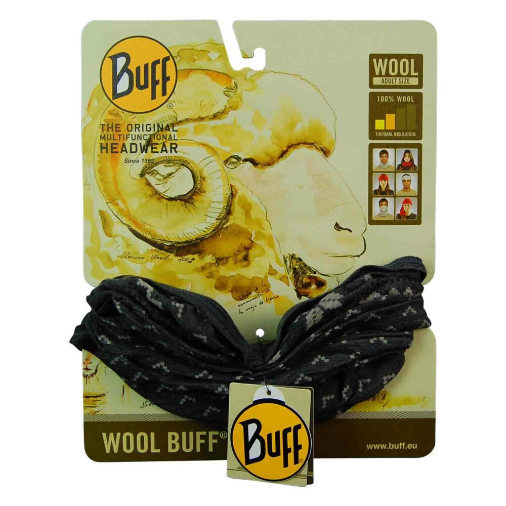 Buff Merino Wool Patterned Floki
