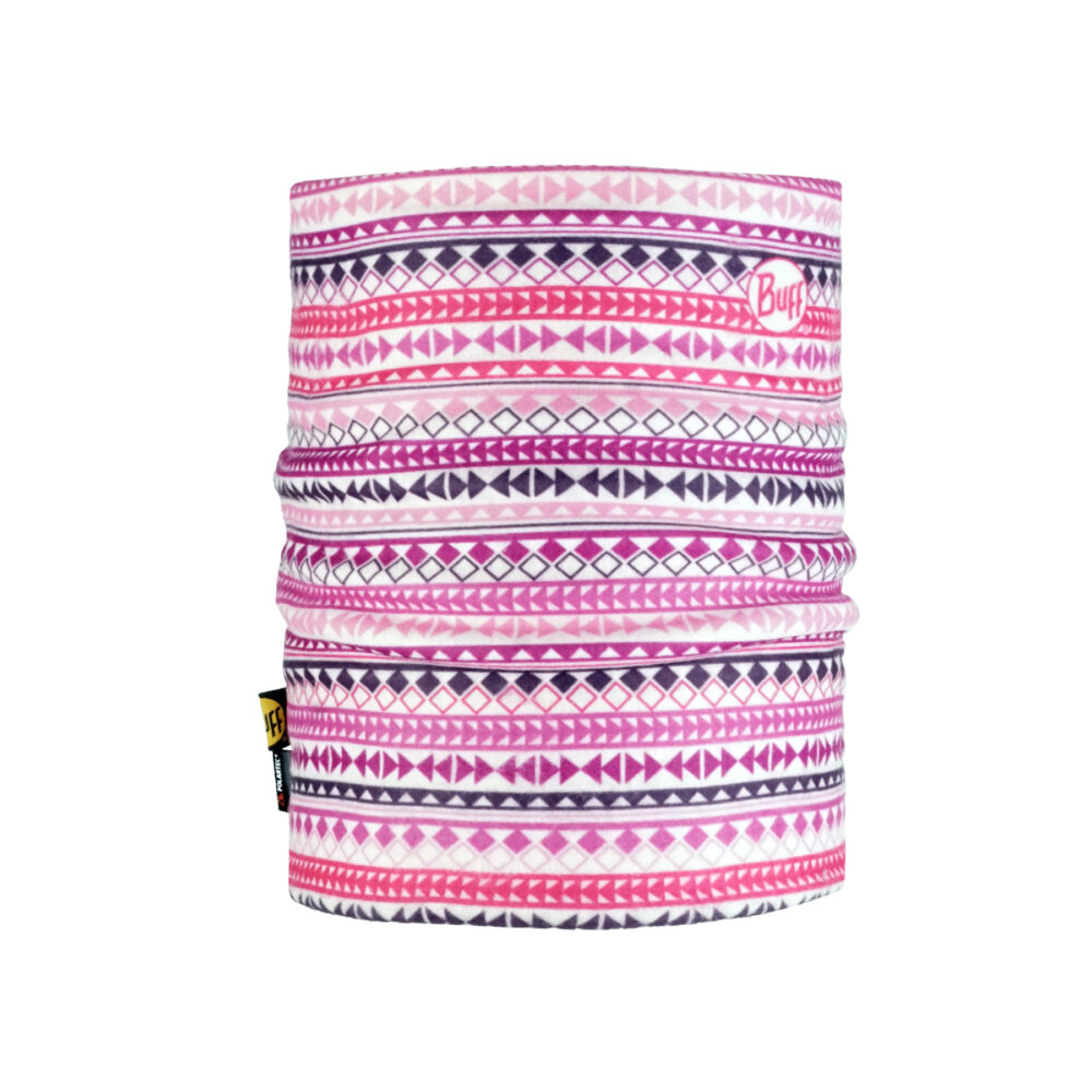 Buff Junior Reversible Polar Neckwarmer Diamonds Pink