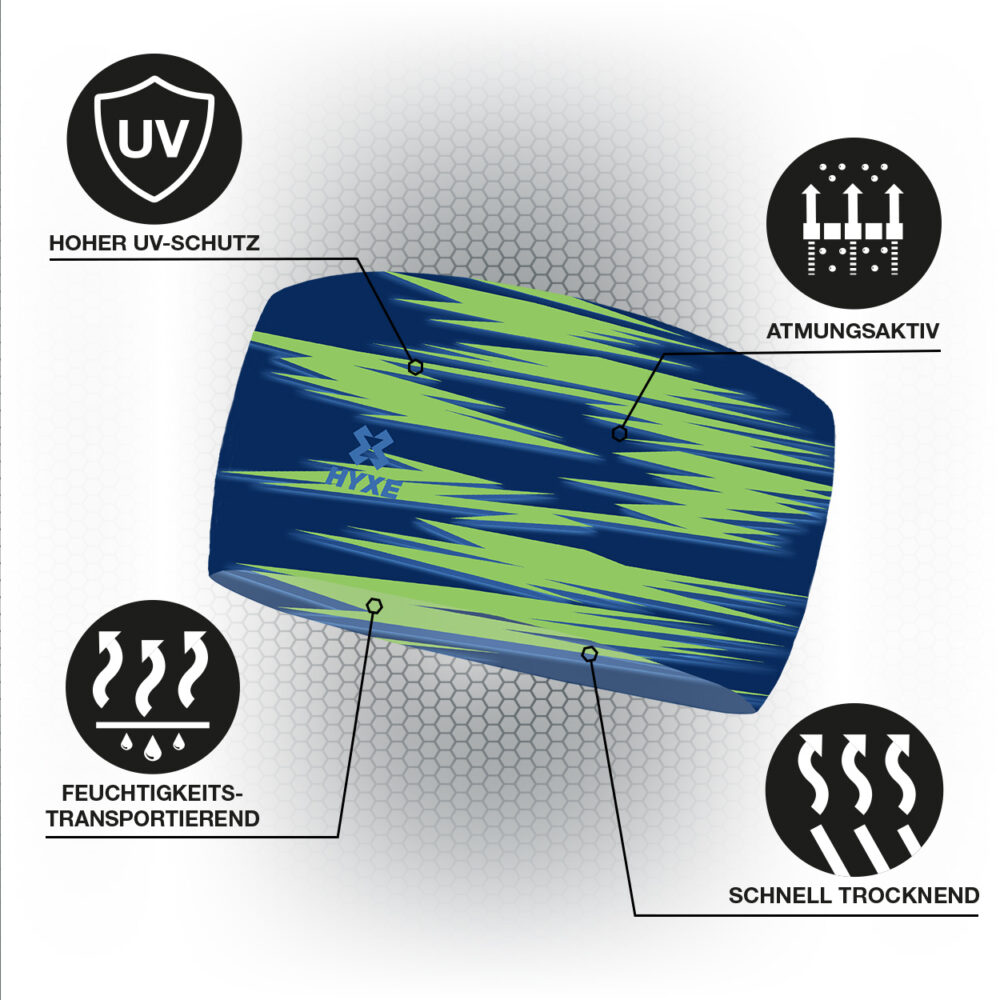 HYXE Headband Bluecorse – Bild 3