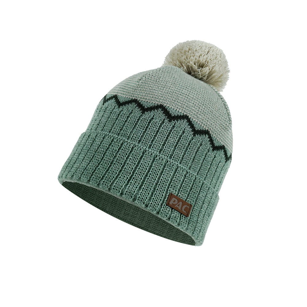 PAC Akela Merino Pom Beanie Green