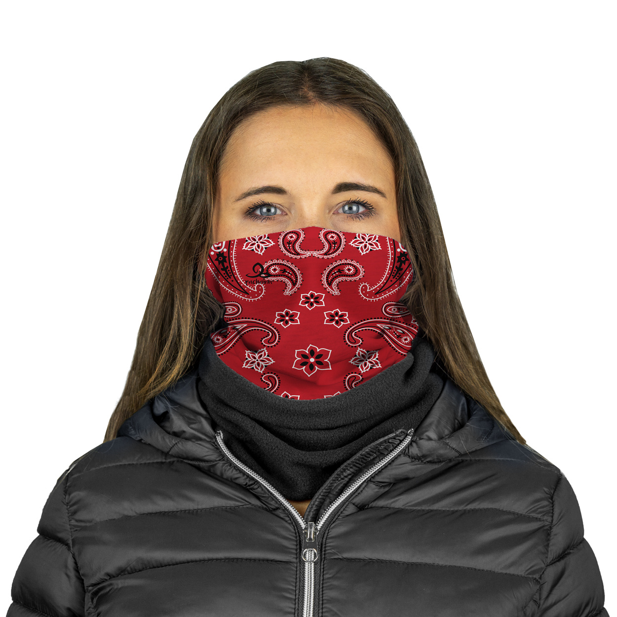 pachama Fleece Paisleyrot – Bild 2