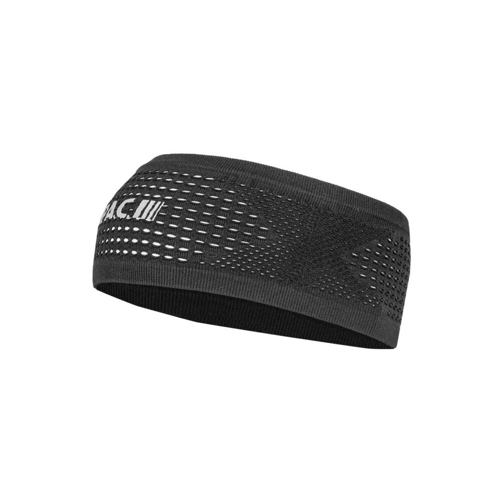 PAC Recycled Seamless Mesh Headband Total Black