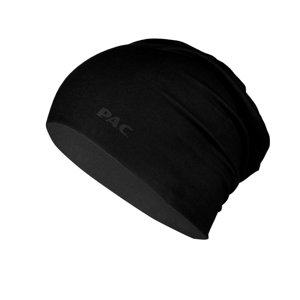 PAC Ocean Upcycling Beanie Total Black