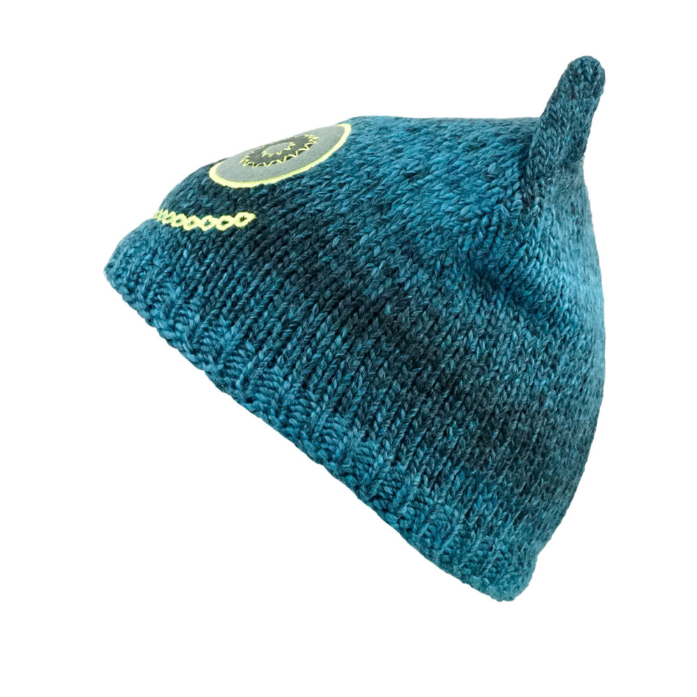 Buff Kids Knitted & Polar Hat Monster Merry Dark Navy