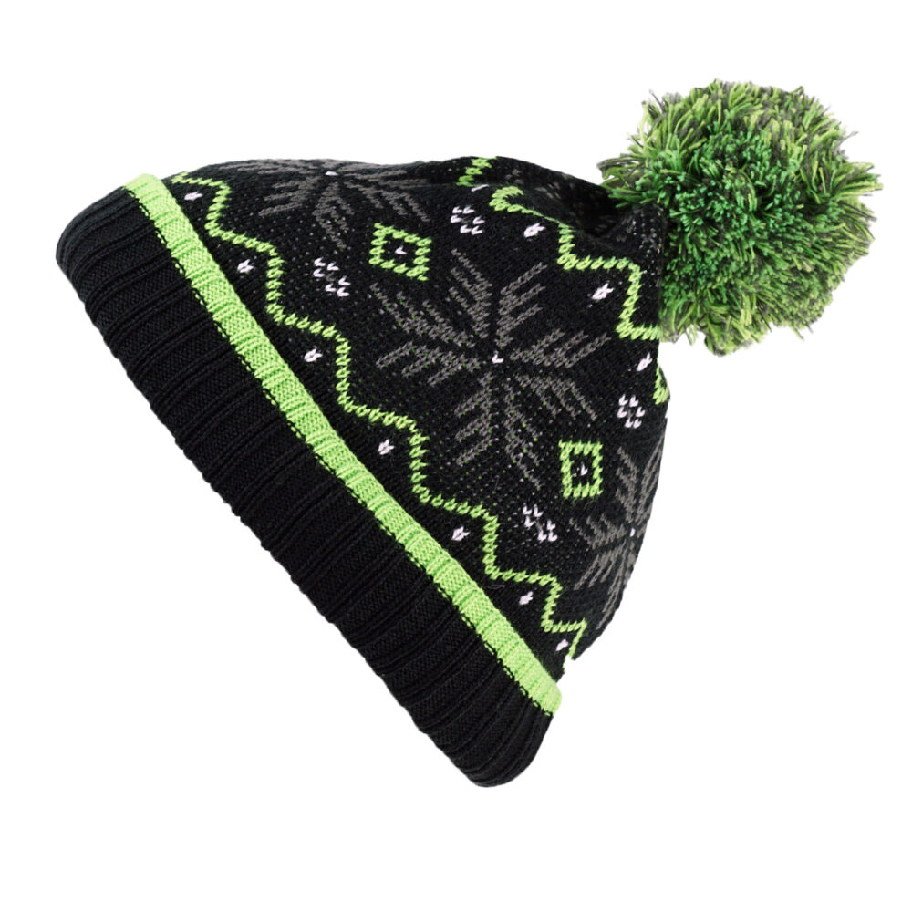 Buff Junior Knitted & Polar Hat Nester Black