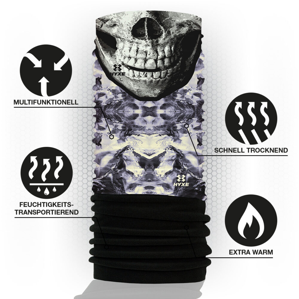 HYXE Fleece Smileskull – Bild 5