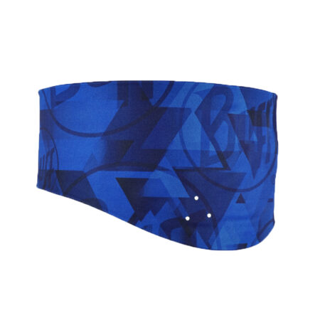 Buff Windproof Headband Tip Logo Blue L/XL