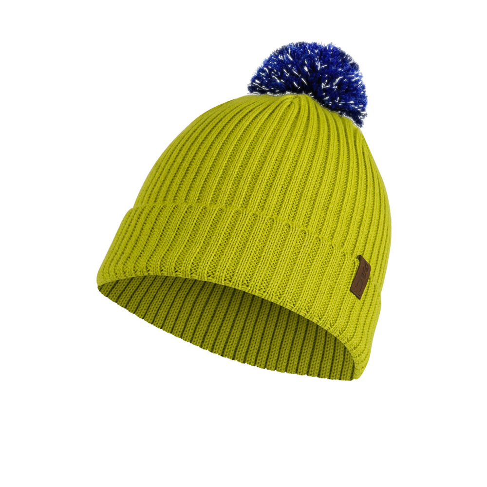 PAC Kids Oloma Reflective Pom Beanie Yellow