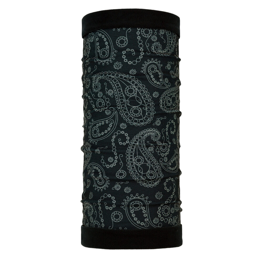 PAC Twisted Fleece Paisley Black
