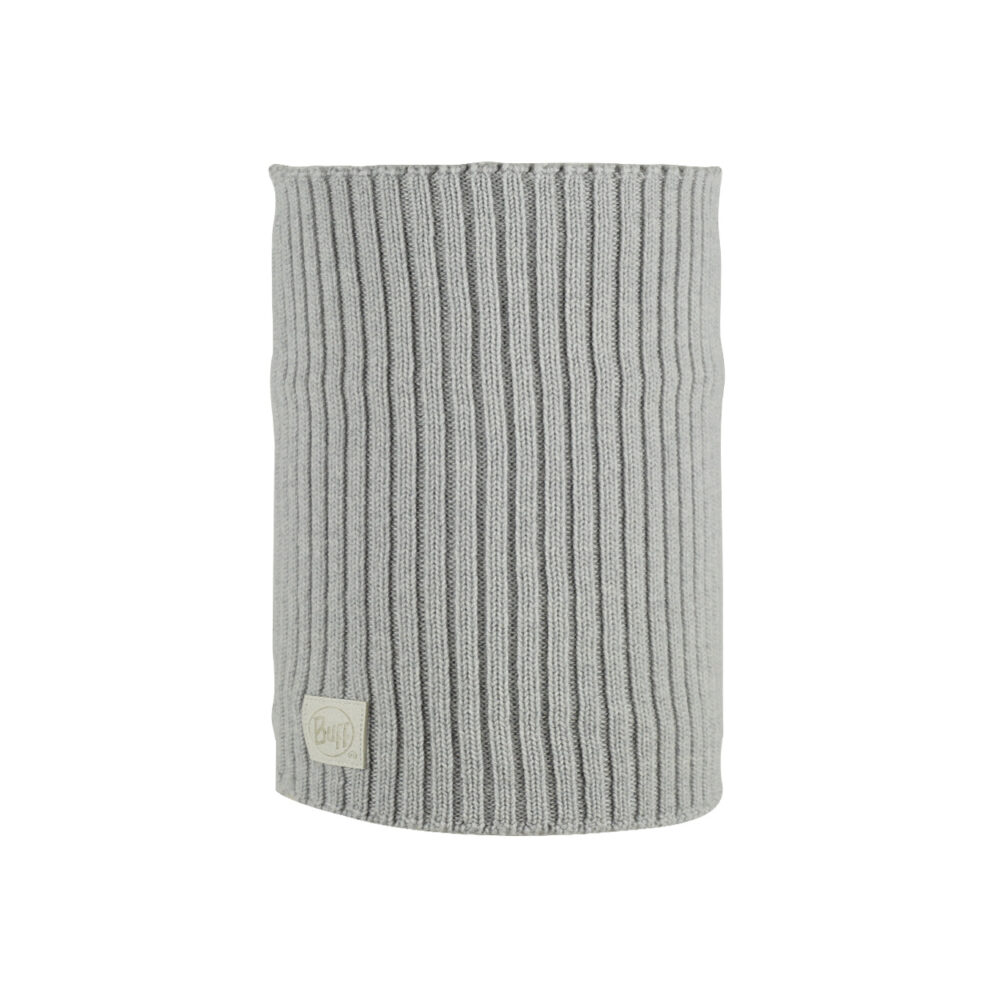 Buff Knitted Neckwarmer Norval Light Grey